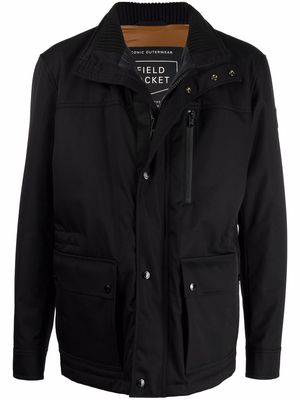 BOSS buttoned padded jacket - Black