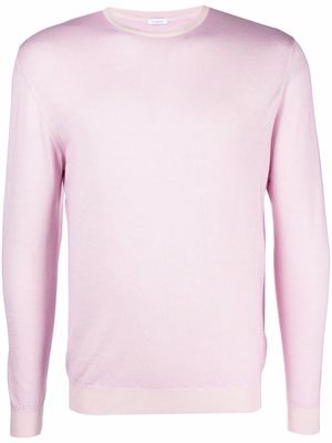 Malo crew-neck rib-trimmed jumper - Pink