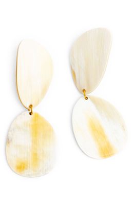 Sunshine Tienda Teardrop Earrings in Ivory
