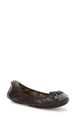 Me Too 'Halle 2.0' Ballet Flat in Black Nappa Leather