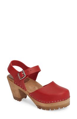 MIA Abba Sandal in Red Leather