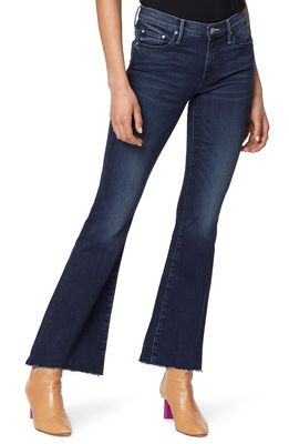 MOTHER The Weekend High Waist Fray Hem Flare Jeans in Tongue And Chic