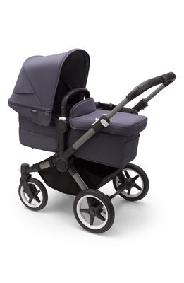 Bugaboo Donkey 5 Mono Stroller with Bassinet in Graphite/Stormy Blue