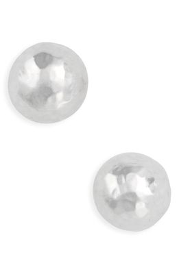Ippolita Classico Half Ball Stud Earrings in Silver