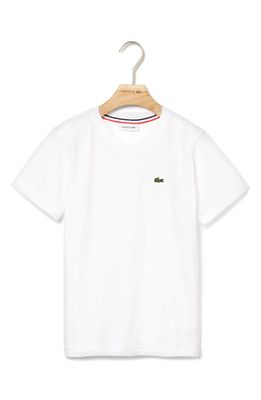 Lacoste V-Neck T-Shirt in White