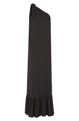 DIARRABLU Diago One-Shoulder Dress in Black