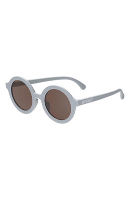 Babiators 42mm Euro Round Sunglasses in Blue With Amber