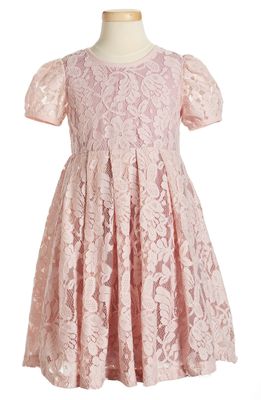 Popatu Lace Dress in Dusty Pink