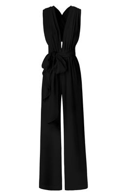 DIARRABLU Umy Wrap Jumpsuit in Black