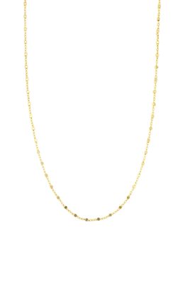 Bony Levy Kids' Beaded 14K Gold Cube Chain in Yellow Gold