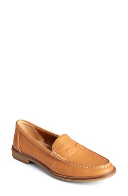 Sperry Seaport Penny Loafer in Tan