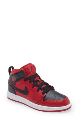 Nike Air Jordan 1 Mid SE Basketball Sneaker in Gym Red/Black/White