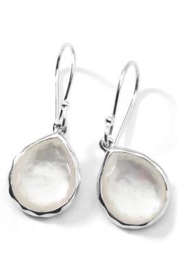 Ippolita 'Wonderland - Rainbow Teeny' Teardrop Earrings in Silver/Mother Of Pearl