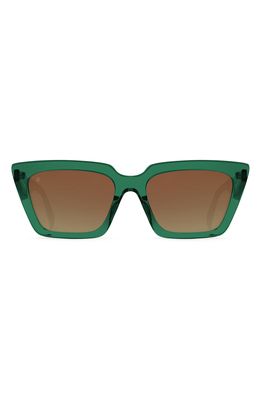 RAEN Keera 54mm Gradient Square Sunglasses in Fern /Groovy Brown
