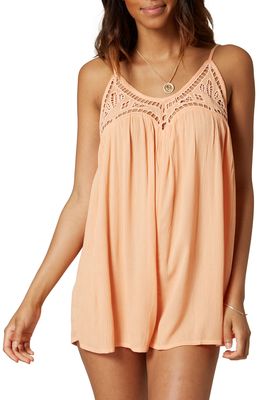 O'Neill Merida Cover-Up Romper in Coral Reef