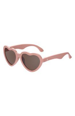 Babiators 41mm Original Heart Sunglasses in Pink Heart With Amber