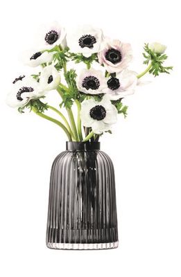 LSA Pleat Vase in Grey