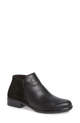 Naot 'Helm' Bootie in Black Leather