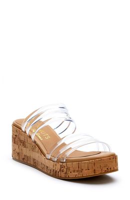 Coconuts by Matisse Mecca Platform Sandal in Clear