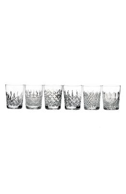 Waterford Connoisseur Set of 6 Lead Crystal Double Old Fashioned Glasses
