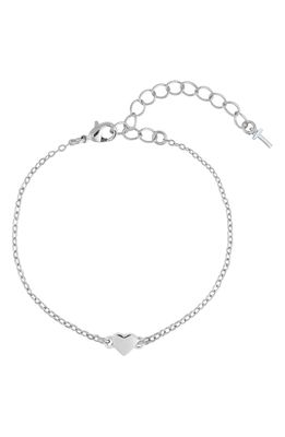 Ted Baker London Harsaa Tiny Heart Bracelet in Silver Tone