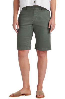 Jag Jeans Maddie Pull-On Bermuda Shorts in Olive