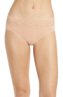 Tommy John Cool Cotton Lace Briefs in Maple Sugar