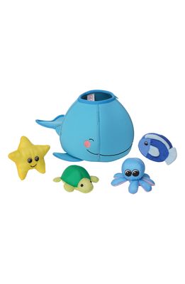Manhattan Toy Whale Floating Fill-N-Spill Bath Toy Set in Multi