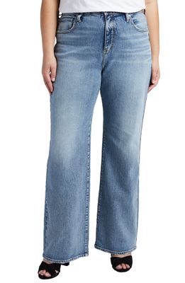 Silver Jeans Co. Highly Desirable Ultra High Waist Wide Leg Jeans in Indigo