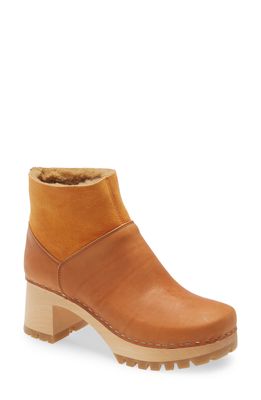 Swedish Hasbeens Bootie in Nature Leather