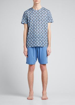 Men's Robin 10 Pima Cotton Geometric T-Shirt