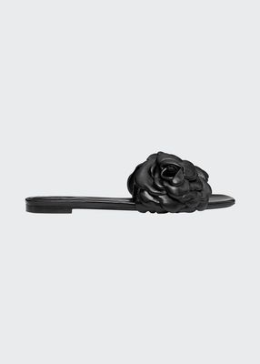 Atelier Rose Flat Slide Sandals