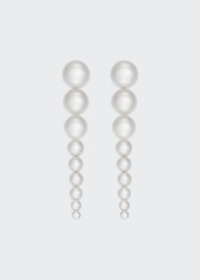 Sienna Graduated Pearl Drop Earrings