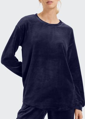 Favourites Velour Long-Sleeve Shirt