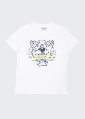 Boy's Classic Tiger Logo T-Shirt, Size 6-12