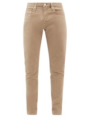 Frame - L'homme Slim-leg Jeans - Mens - Light Brown