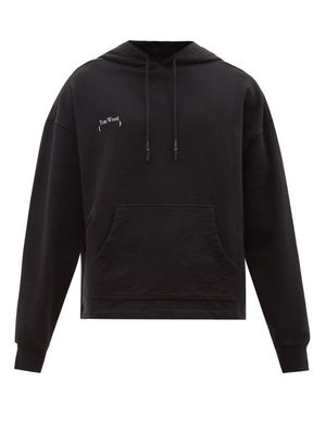 Tom Wood - Antusa Organic-cotton Blend Hooded Sweatshirt - Mens - Black