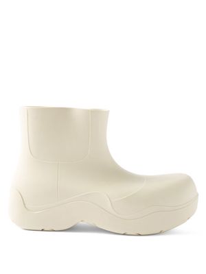 Bottega Veneta - The Puddle Biodegradable-rubber Ankle Boots - Mens - Beige