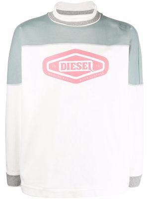 Diesel logo-print sweatshirt - White
