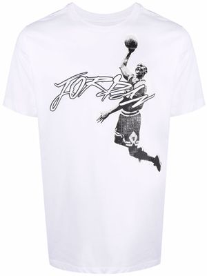 Jordan michael-jordan print t-shirt - White