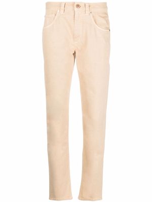 Brunello Cucinelli high-waisted turn-up jeans - Neutrals