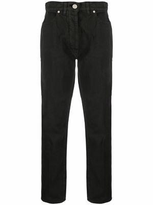 Lemaire zip-detail straight-leg jeans - Black