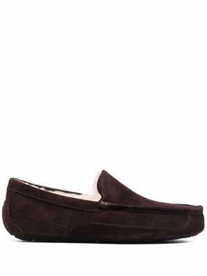UGG shearling-lined driving shoes - Brown