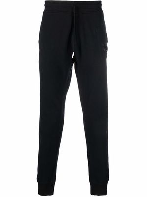 C.P. Company lens-detail cotton track trousers - Black
