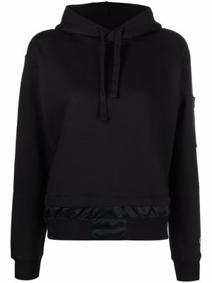 Champion zip-pocket cotton hoodie - Black