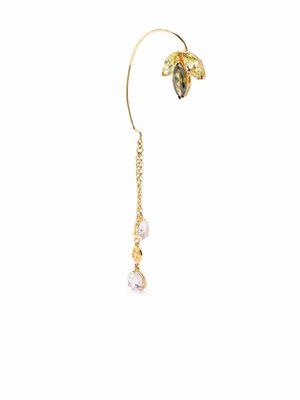 CISCO ROMERO floral-embellished ear cuff - Gold