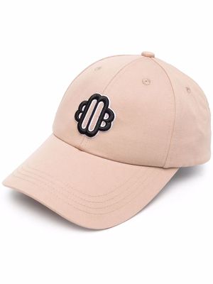 Maje logo patch baseball cap - Neutrals