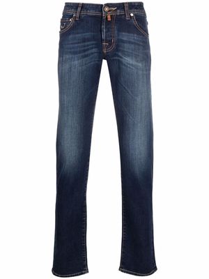 Jacob Cohen faded straight-leg jeans - Blue