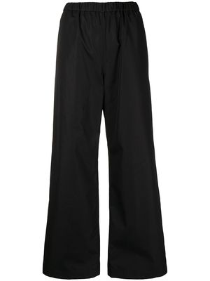 ASPESI wide-leg cotton trousers - Black