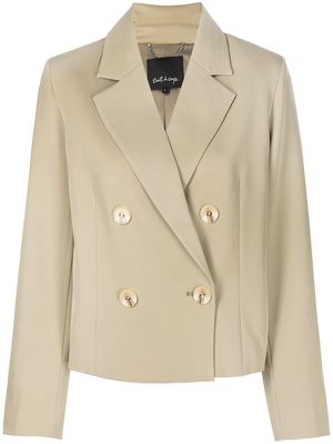 tout a coup double-breasted blazer - Brown